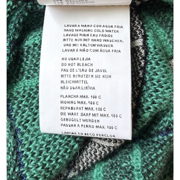 Anthropologie Aldo Martins Plaid Mohair Wool Sweater Dress Womens XS Chic Office - Picture 13 of 13